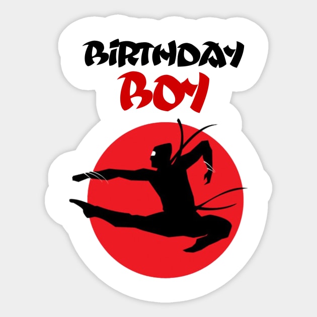 Birthday Boy - American Ninja Warrior Sticker by SusieTeeCreations